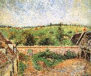 Camille Pissarro Farmer s yard France oil painting artist